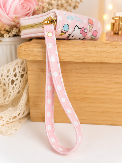 Hello Kitty Ice Cream Wristlet Wallet